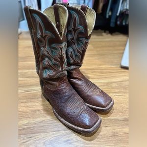Justin Smooth Ostrich Boot